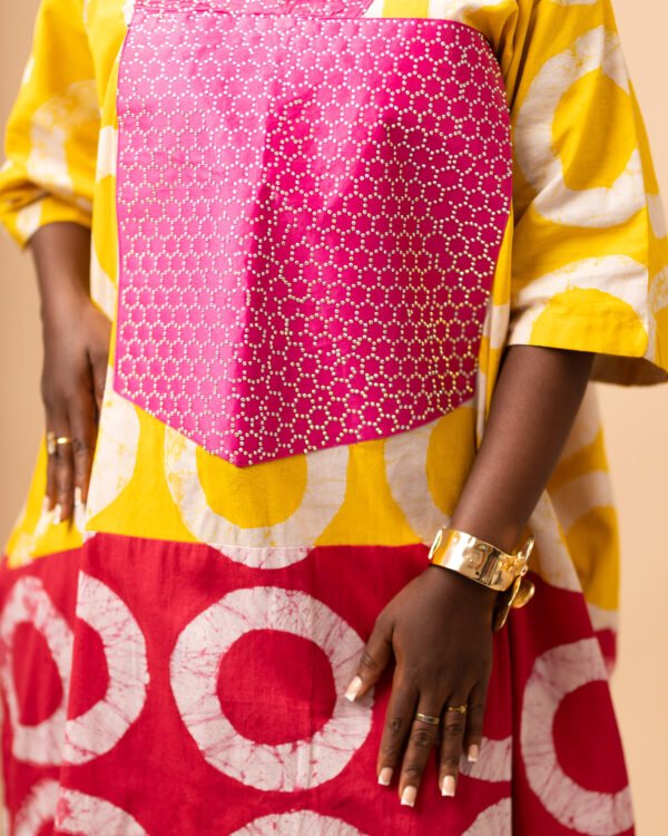 NaaNa boubou ( yellow / pink ) - Image 2