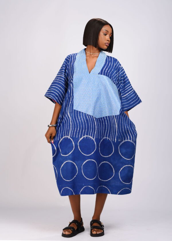 NaaNa boubou (royal blue / sea blue)