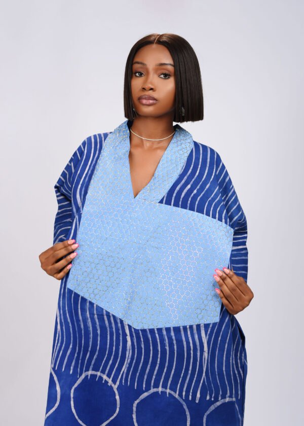NaaNa boubou (royal blue / sea blue) - Image 2