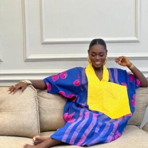 NaaNa bloom boubou ( blue / pink / yellow  )