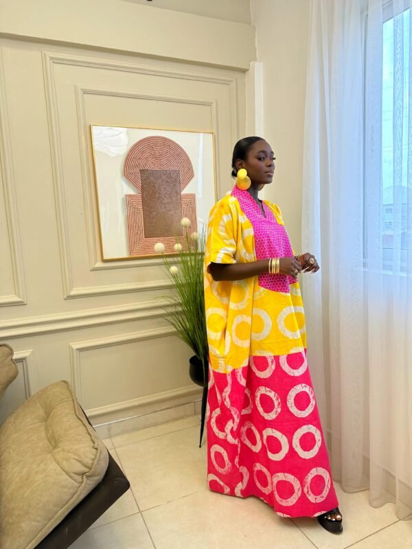 NaaNa boubou ( yellow / pink ) - Image 3