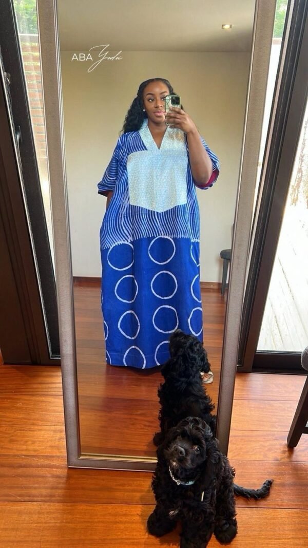 NaaNa boubou (royal blue / sea blue) - Image 2