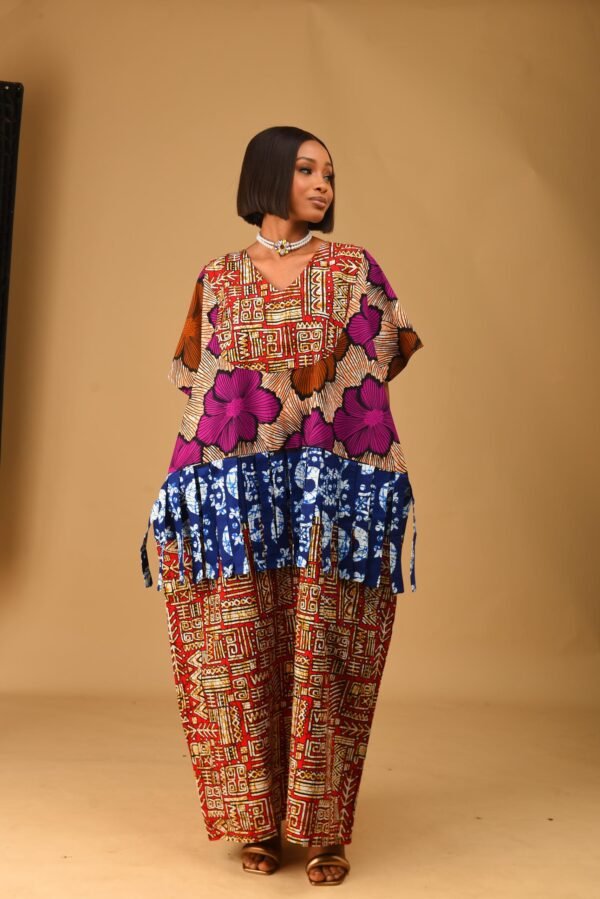 SENAM BOUBOU FLORAL /RED /BLUE