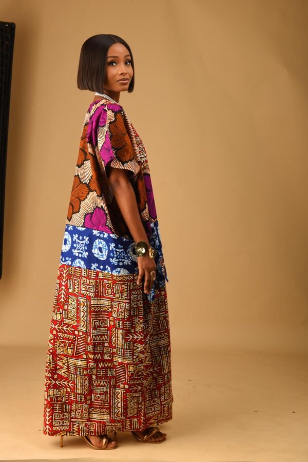 SENAM BOUBOU FLORAL /RED /BLUE - Image 3