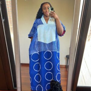 NaaNa boubou (royal blue / sea blue)