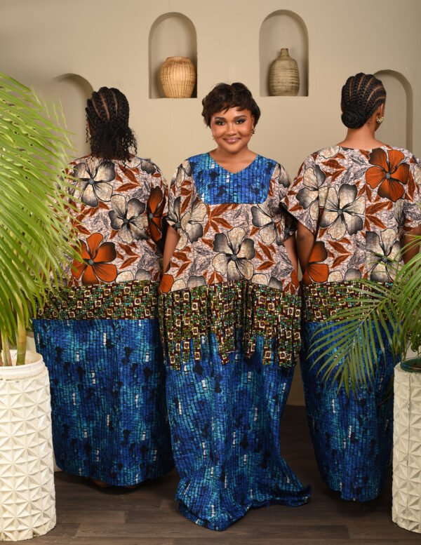 Senam boubou ( blue ) - Image 3