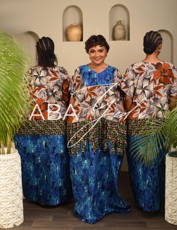 Senam boubou ( blue ) - Image 4