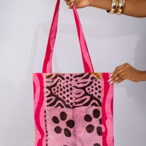 AMA TOTE BAG  PINK