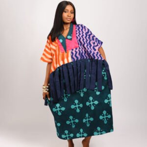 MAME boubou - Blue ruffles