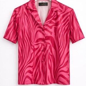 PINK SILK SHIRT